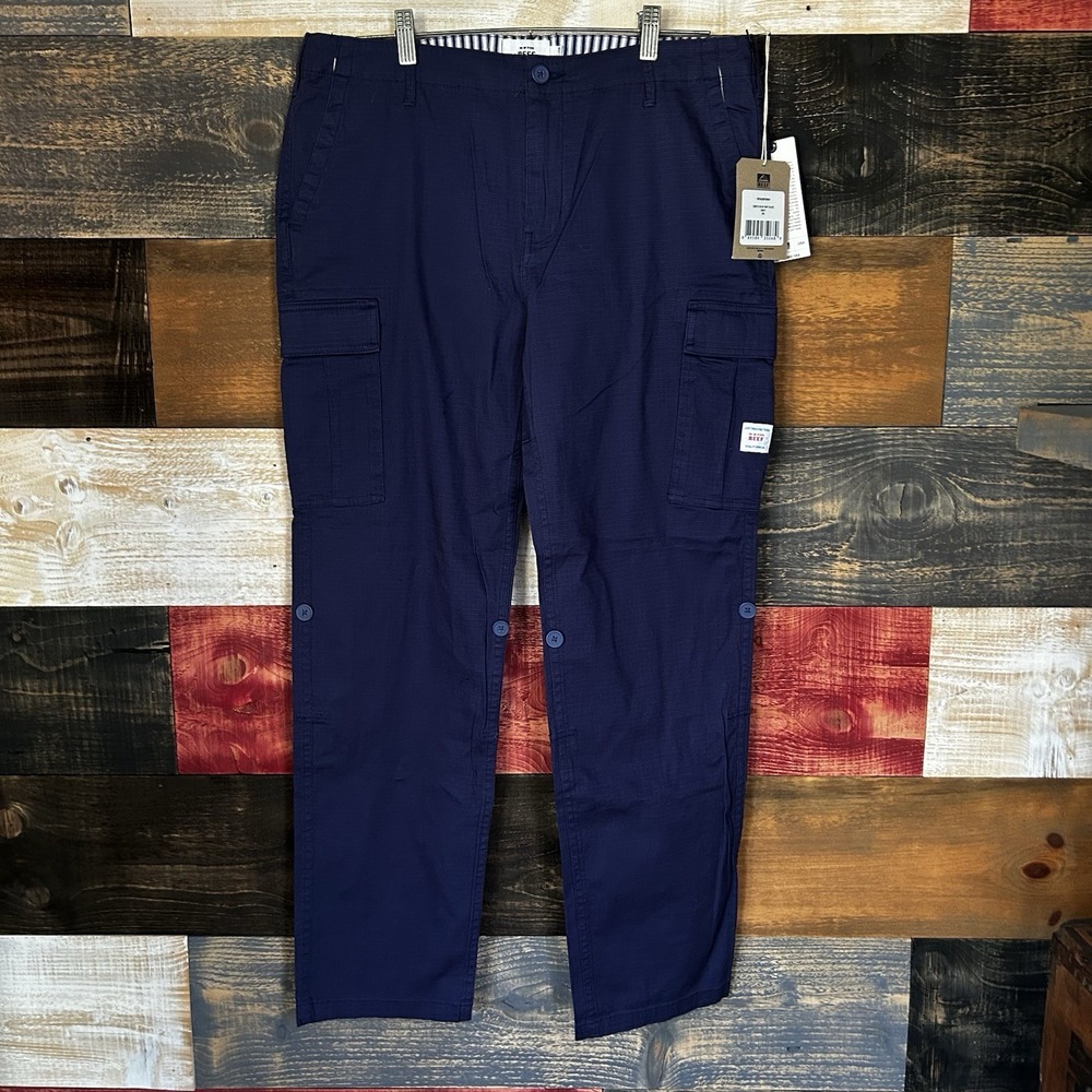 MW Reef Bedwin And The Heartbreakers Olive Pants Blue 34 By 31 Pants Trousers